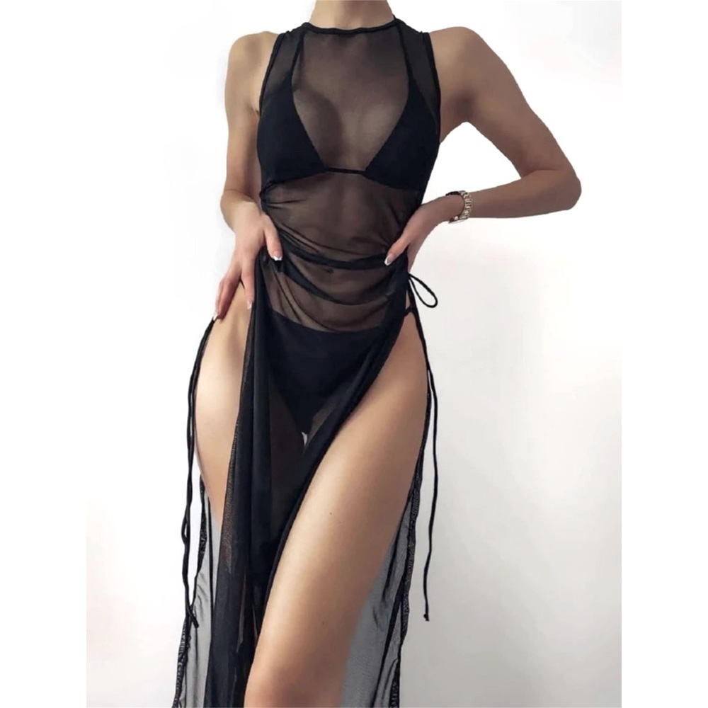 Sheer Mesh Cover Up